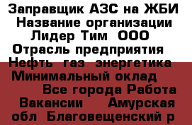 Заправщик АЗС на ЖБИ › Название организации ­ Лидер Тим, ООО › Отрасль предприятия ­ Нефть, газ, энергетика › Минимальный оклад ­ 23 000 - Все города Работа » Вакансии   . Амурская обл.,Благовещенский р-н